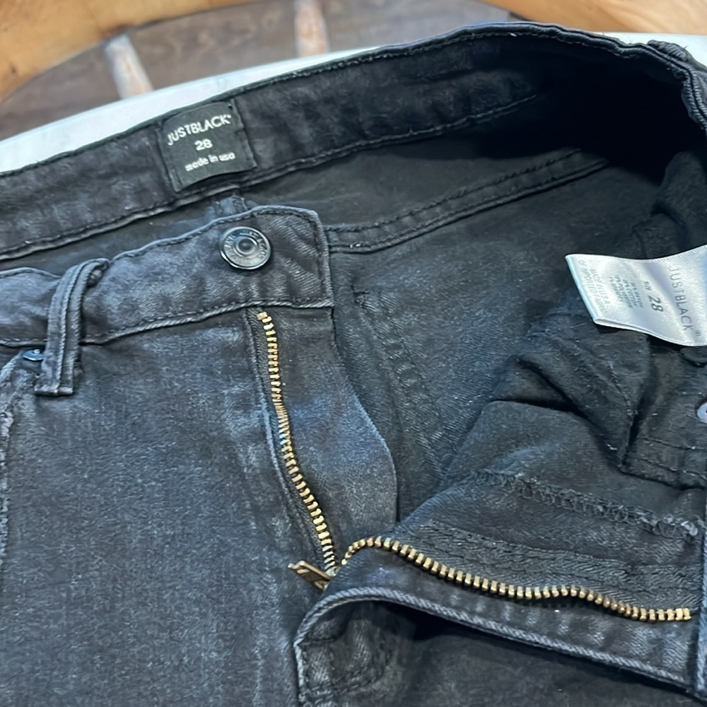 Just Black Distressed Black Jeans - Picture 6 of 8